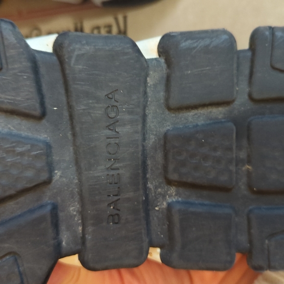 Balenciaga Women's Speed Knit Trainers in Black/White - Size 37/US 7 - Picture 9 of 10